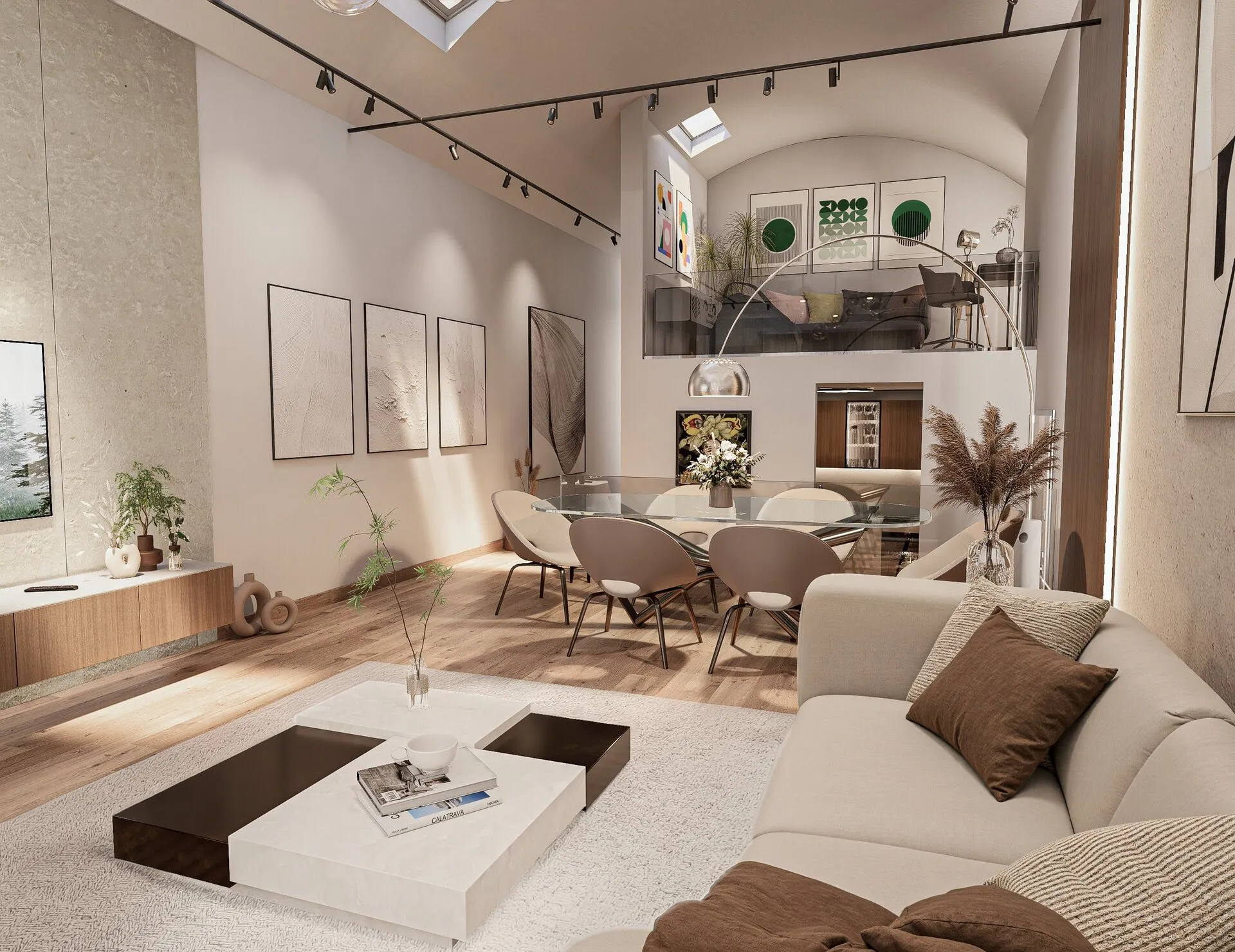 Il loft a doppia altezza